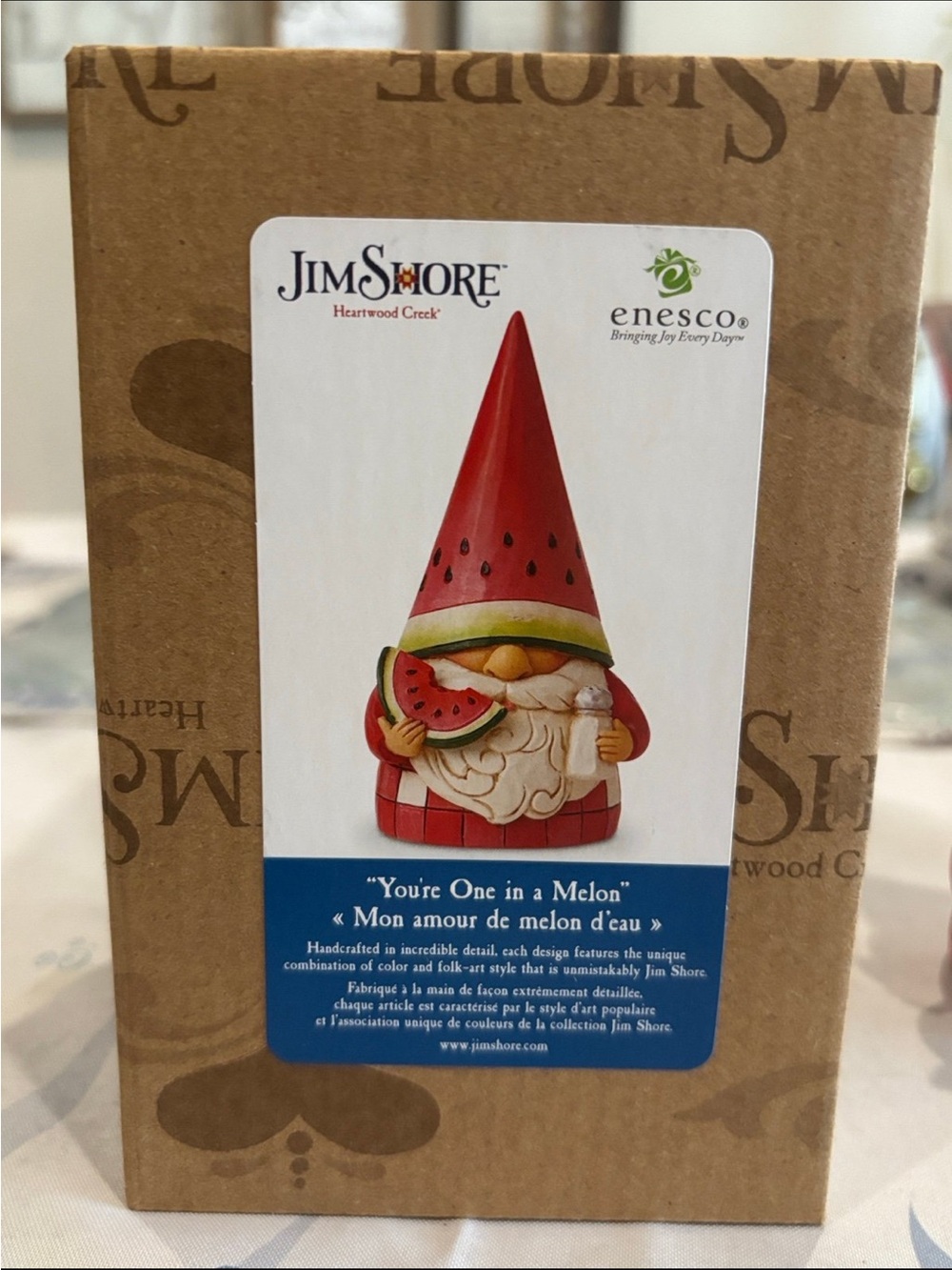 Jim Shore Watermelon Gnome Figurine - Picture 5 of 7
